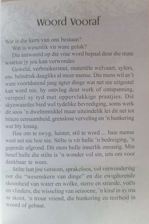 `n Handvol stilte