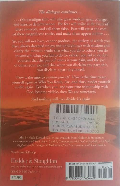 Conversations with God book two by Neale Donald Walsch