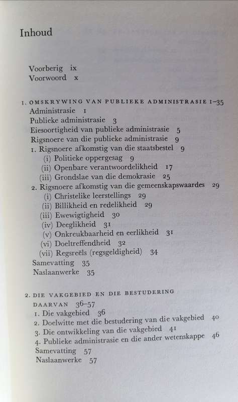 Inleiding tot die publieke administrasie deur JJN Cloete