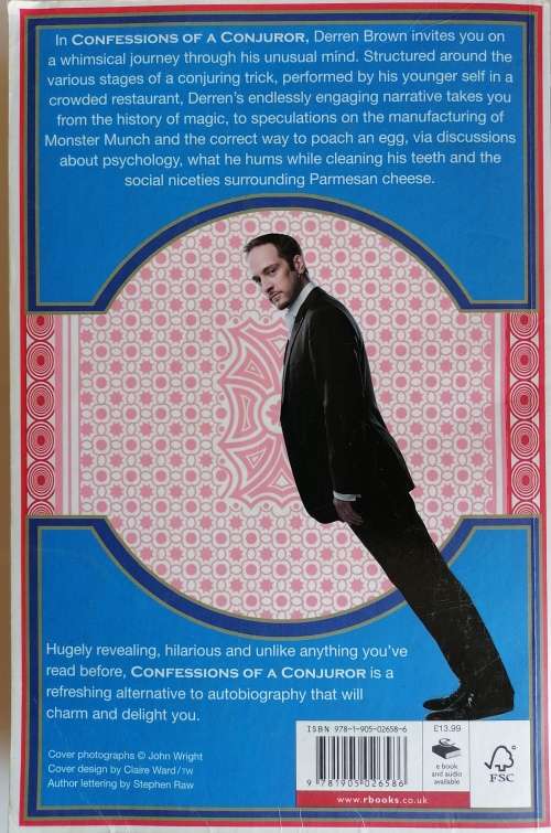 Confessions of a conjuror by Derren Brown