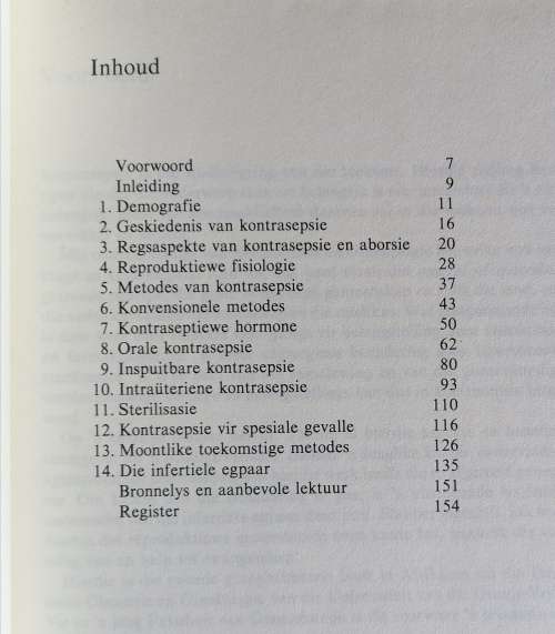Kontrasepsie deur F Theron
