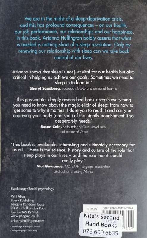 The sleep revolution by Arianna Huffington