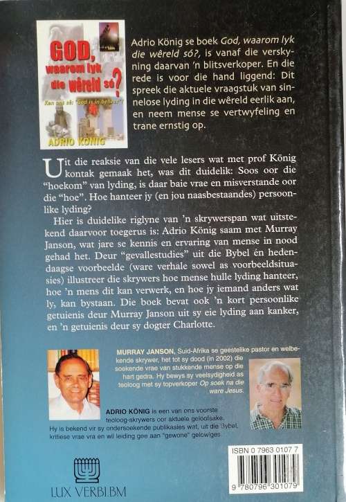 God, ek kan nie meer nie deur Murray Janson, Adrio Konig