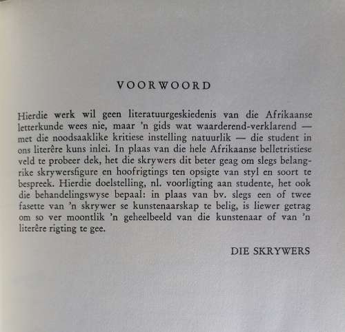Skrywers en rigtings