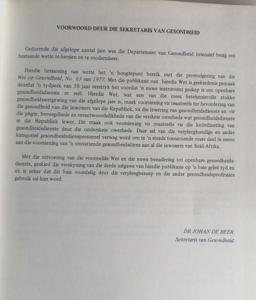 Aspekte van wetgewing vir gesondheidsdienspersoneel 1979