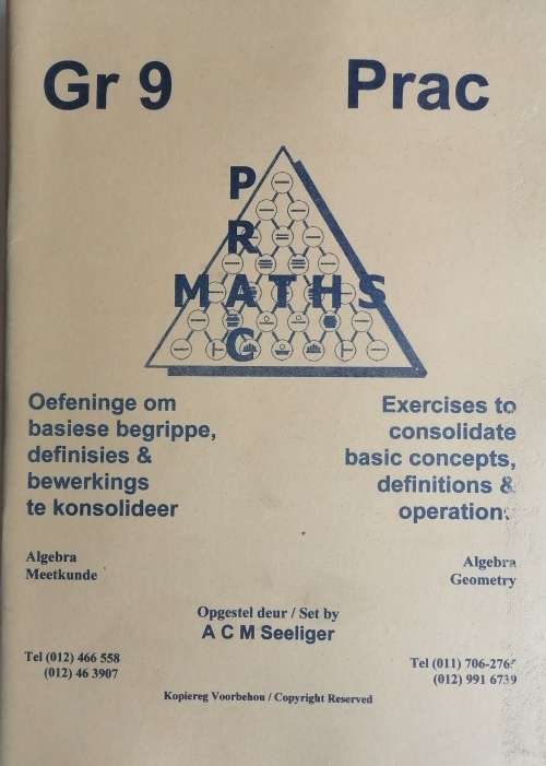 Gr 9 prac maths