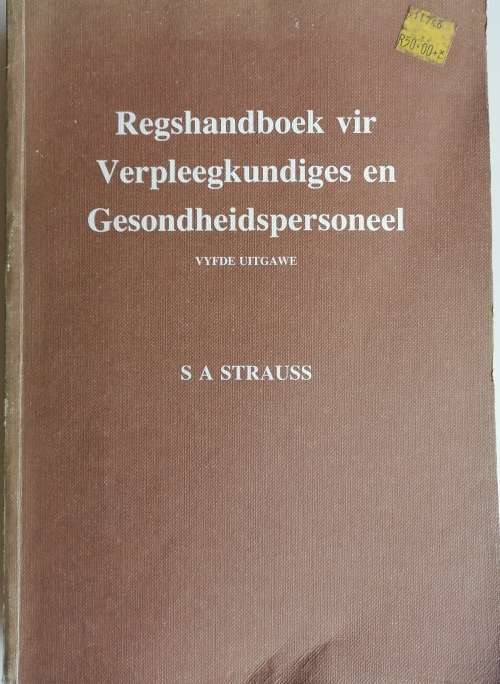 Regshandboek vir verpleegkundiges en gesondheidspersoneel
