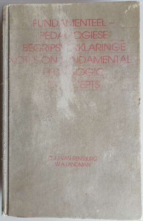 Fundamenteel pedagogiese begripsverklaringe