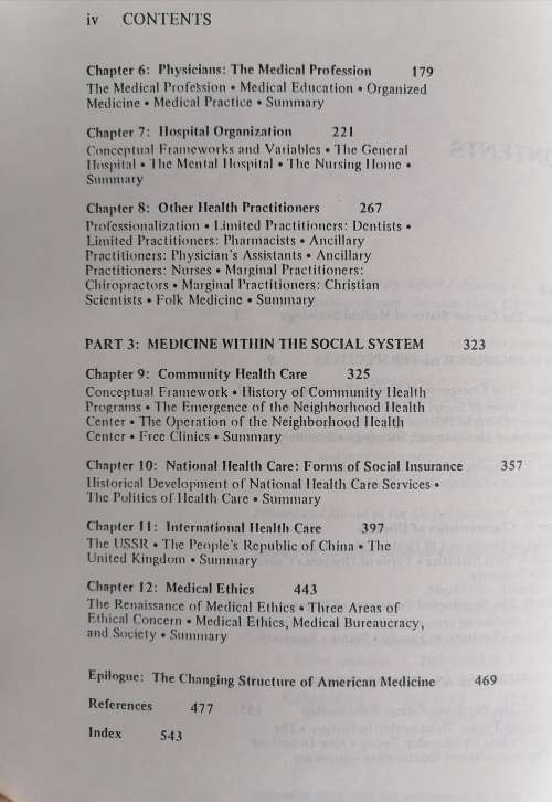 Extracts from medical sociology