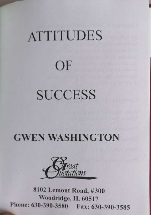 Attitudes of success