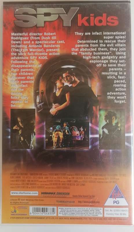 Spy kids VHS