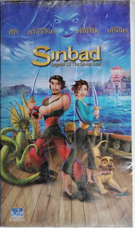 Sinbad legend of the Seven Seas VHS