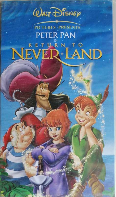 Peter Pan in return to Never Land VHS