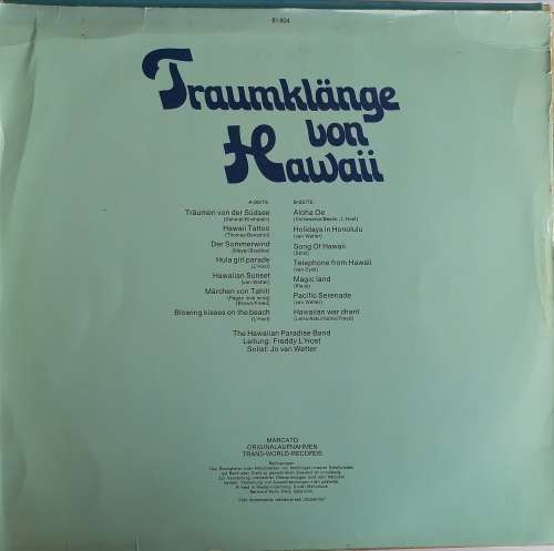 Traumklange von Hawaii LP