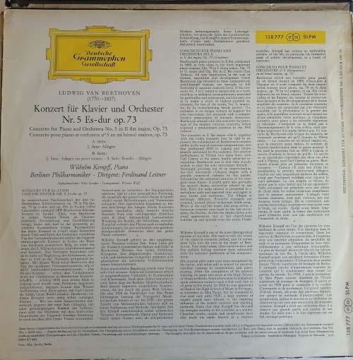 Deutsche grammophon gesellschaft Ludwig van Beethoven LP