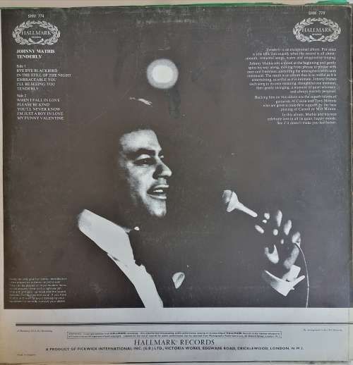 Tenderly - Johnny Mathis LP