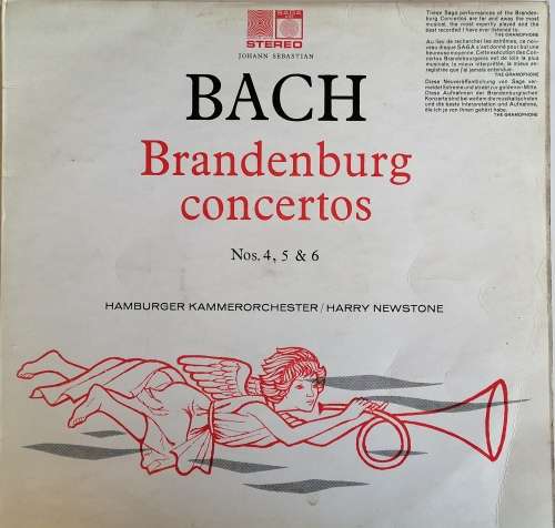 Bach Brandenburg concertos Nos. 4,5 and 6 LP