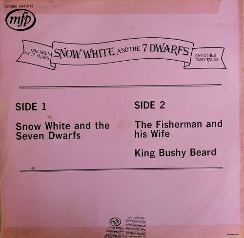 Snow White and the 7 dwarfs LP