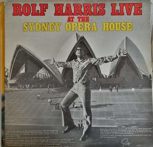 Rolf Harris live at the Sydney Opera House LP