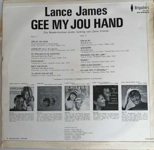 Gee my jou hand - Lance James LP