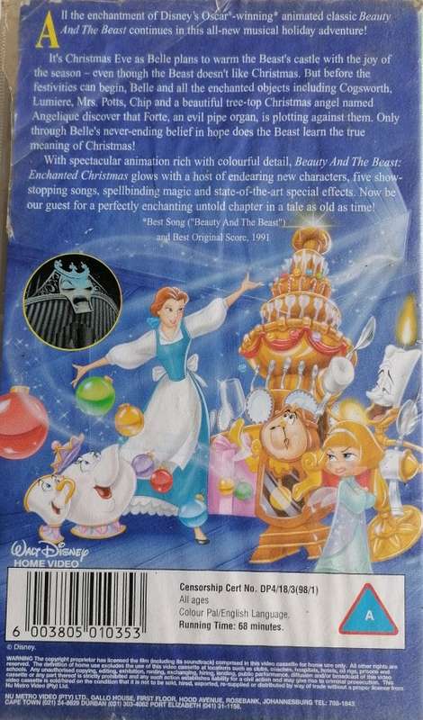 Beauty and the beast VHS
