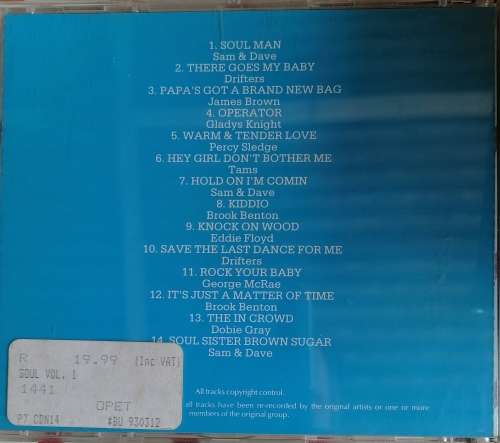 Soul vol 1 cd
