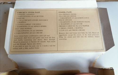 Braeside Pate dishes with handmade wooden knife