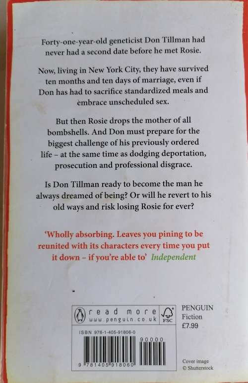The Rosie effect by Graeme Simsion