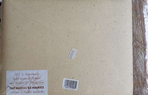 2 x Dodo Ile Maurice photo albums  100% handmade with  natural flowers