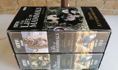 The life of mammals - David Attenborough 4 x VHS