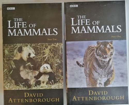 The life of mammals - David Attenborough 4 x VHS