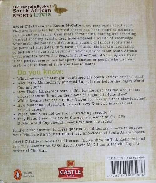 The Penguin book of South African sports trivia