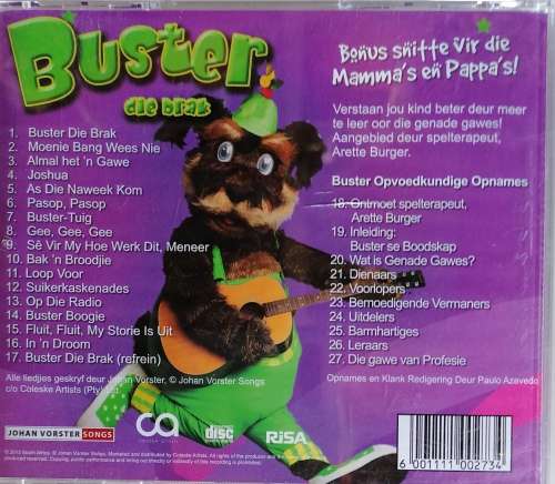 Buster die brak met Hanna Grobler cd