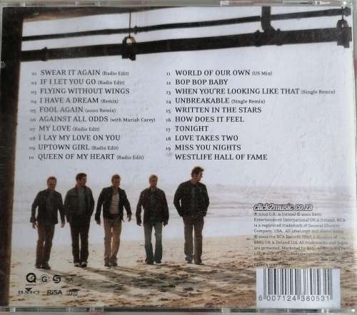 Westlife Unbreakable The greatest hits cd