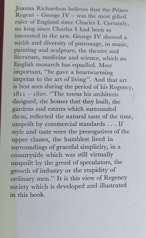 The Regency by Joanna Richardson