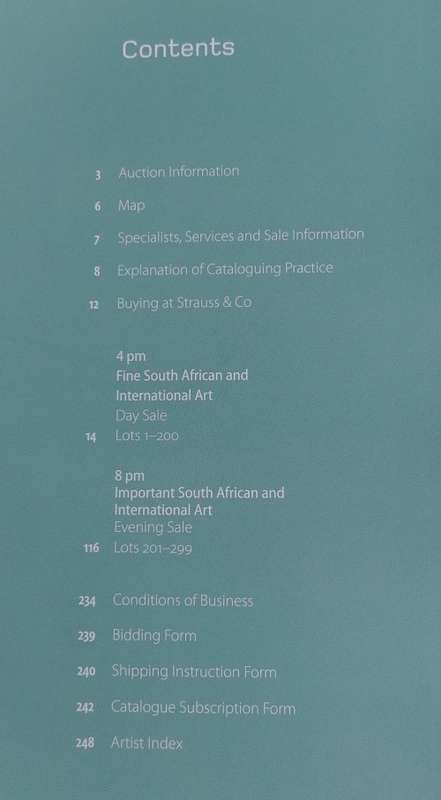 Strauss and co fine art catalogue