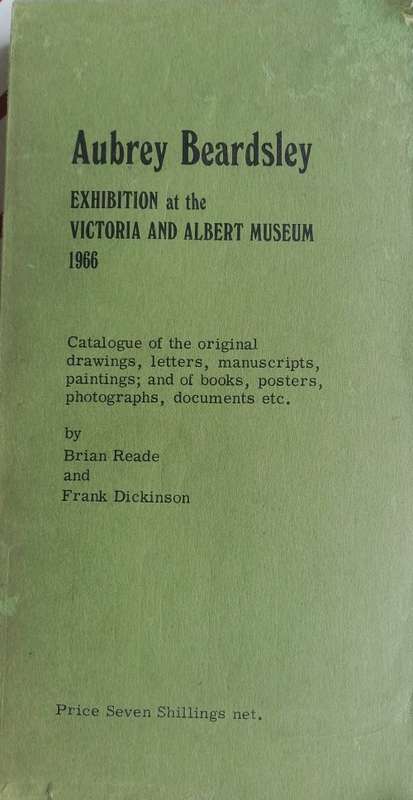 Aubrey Beardsley exhibition at the Victoria and Albert Museum 1966