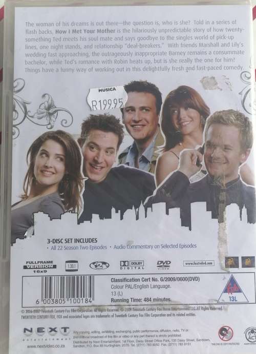 How I met your mother season two dvd *sealed*