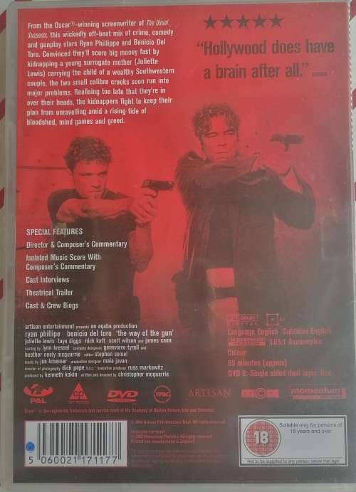 Way of the gun dvd