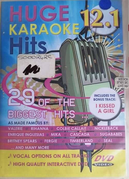 Huge karaoke hits dvd