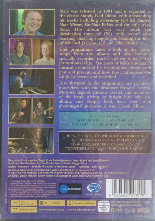 Simply Red Stars dvd