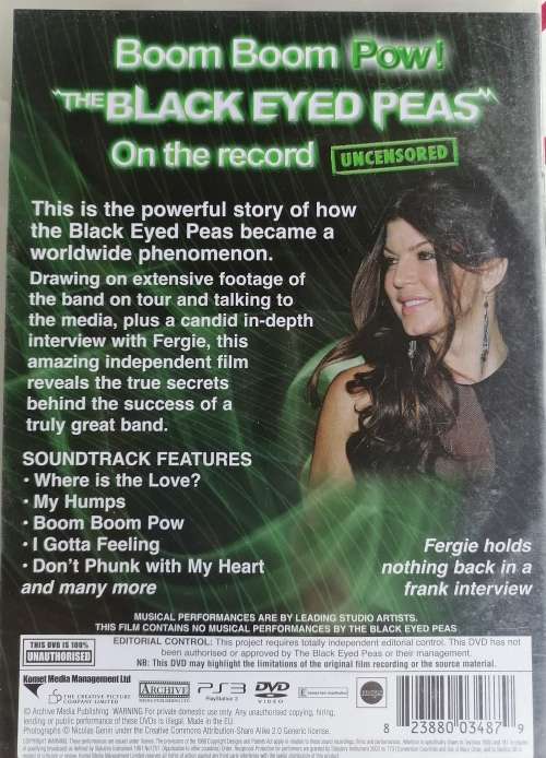 The Black Eyed Peas dvd