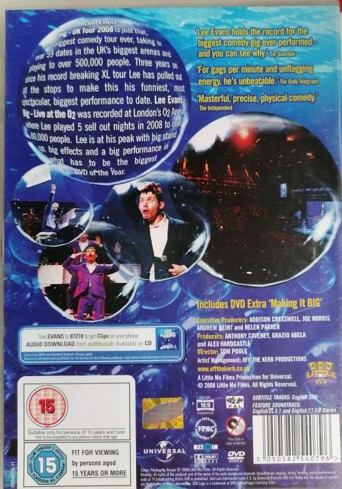 Lee Evans big live at the O2
