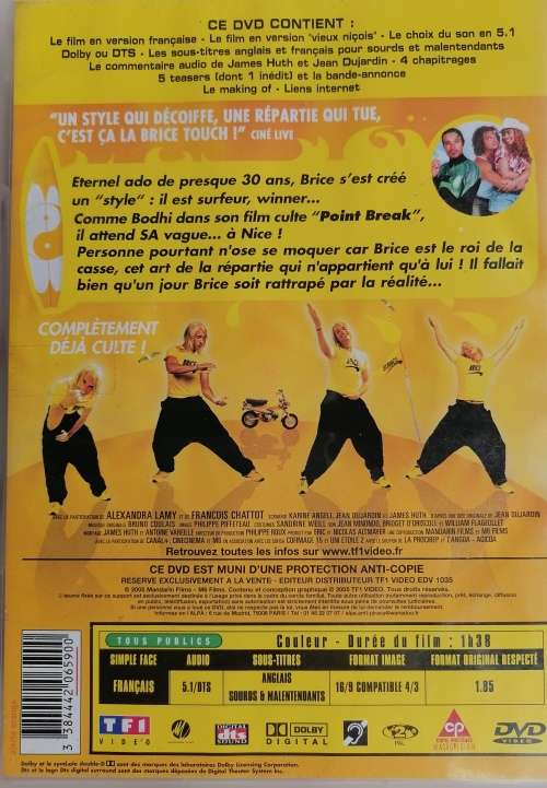 Brice de Nice dvd in French