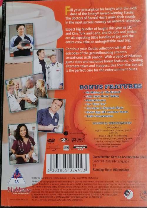 Scrubs season 6 dvd