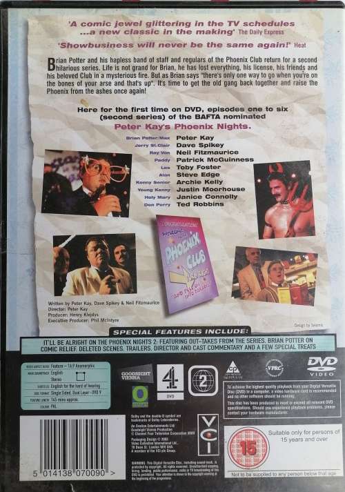 Phoenix nights series 2 dvd