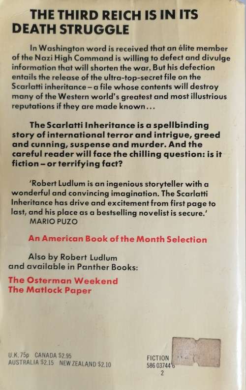 The Scarlatti inheritance by Robert  Ludlum