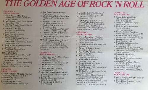 The golden age of Rock n Roll 5 x tapes in a case: Reader`s digest