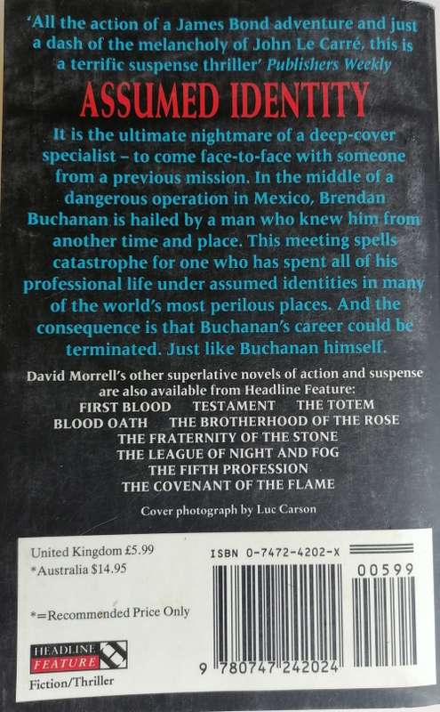 Assumed identity by David Morrell