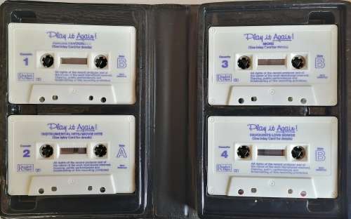 Play it again: 4 x tapes in a case